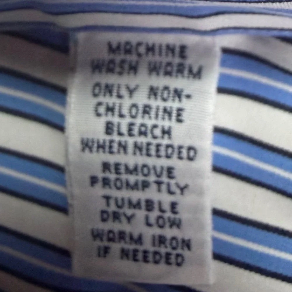 Polo Ralph Lauren Mens XXL Classic Fit Blue White Striped Button Down Shirt